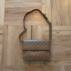Stella McCartney brown accordion handbag